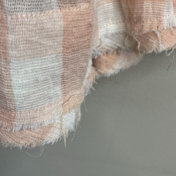 Free People Country Gingham Check Western Top Size S Sleeveless Cowgirl Farm - Picture 7 of 11